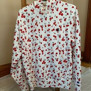 Champion X HVN cherry hoodie